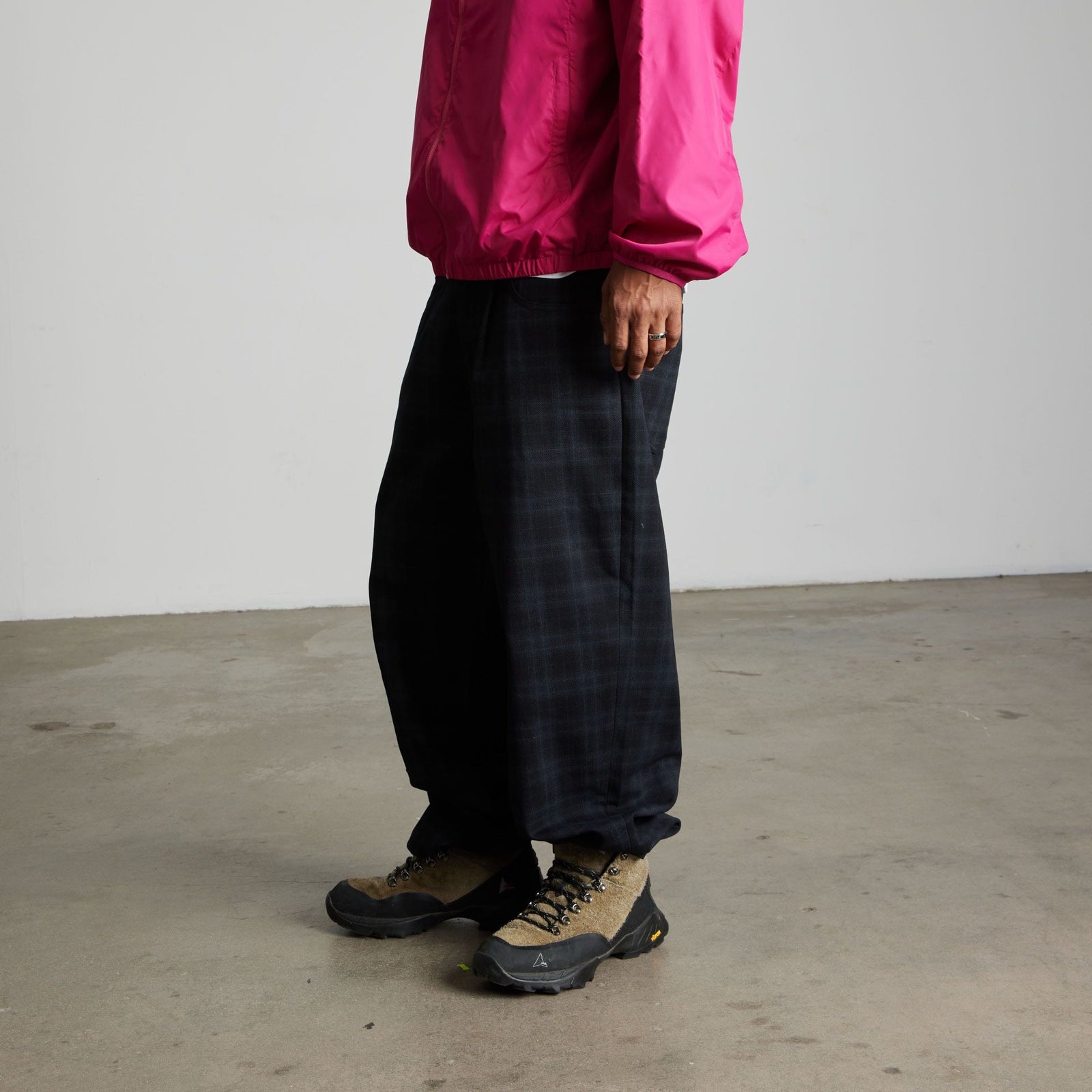 huf pantaloni Cromer Plaid Pant