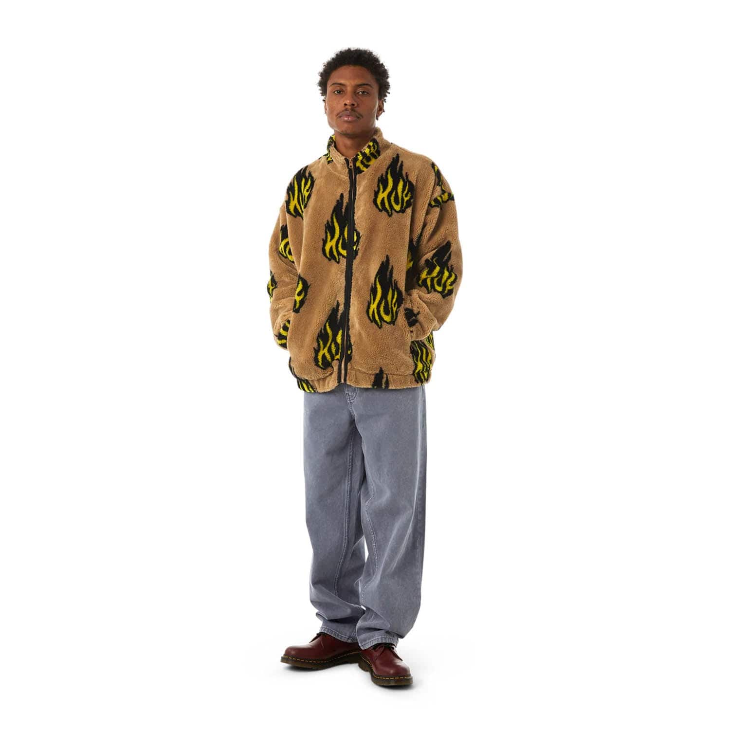 huf pantaloni CROMER WASHED PANT