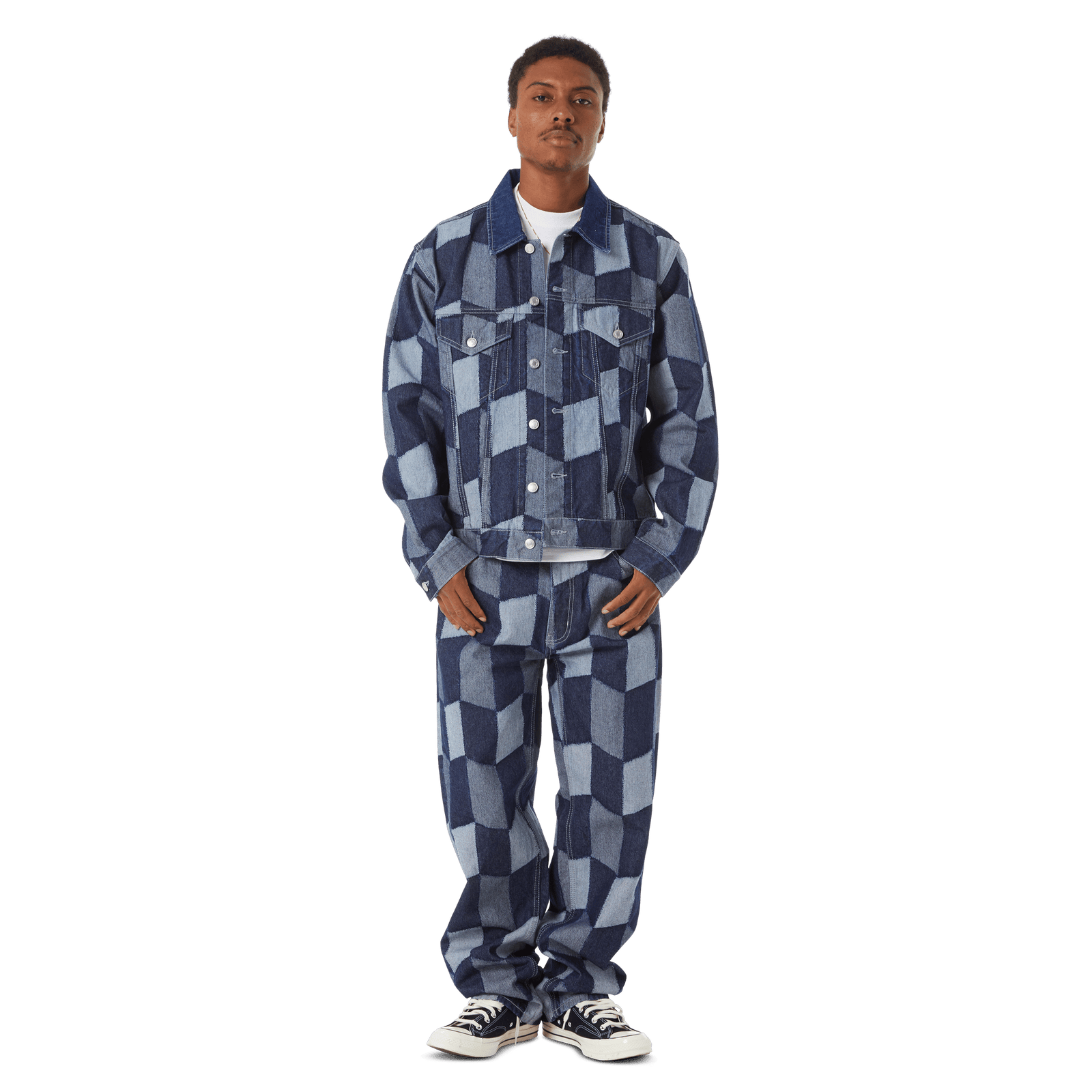 huf pantaloni Patchwork Pant
