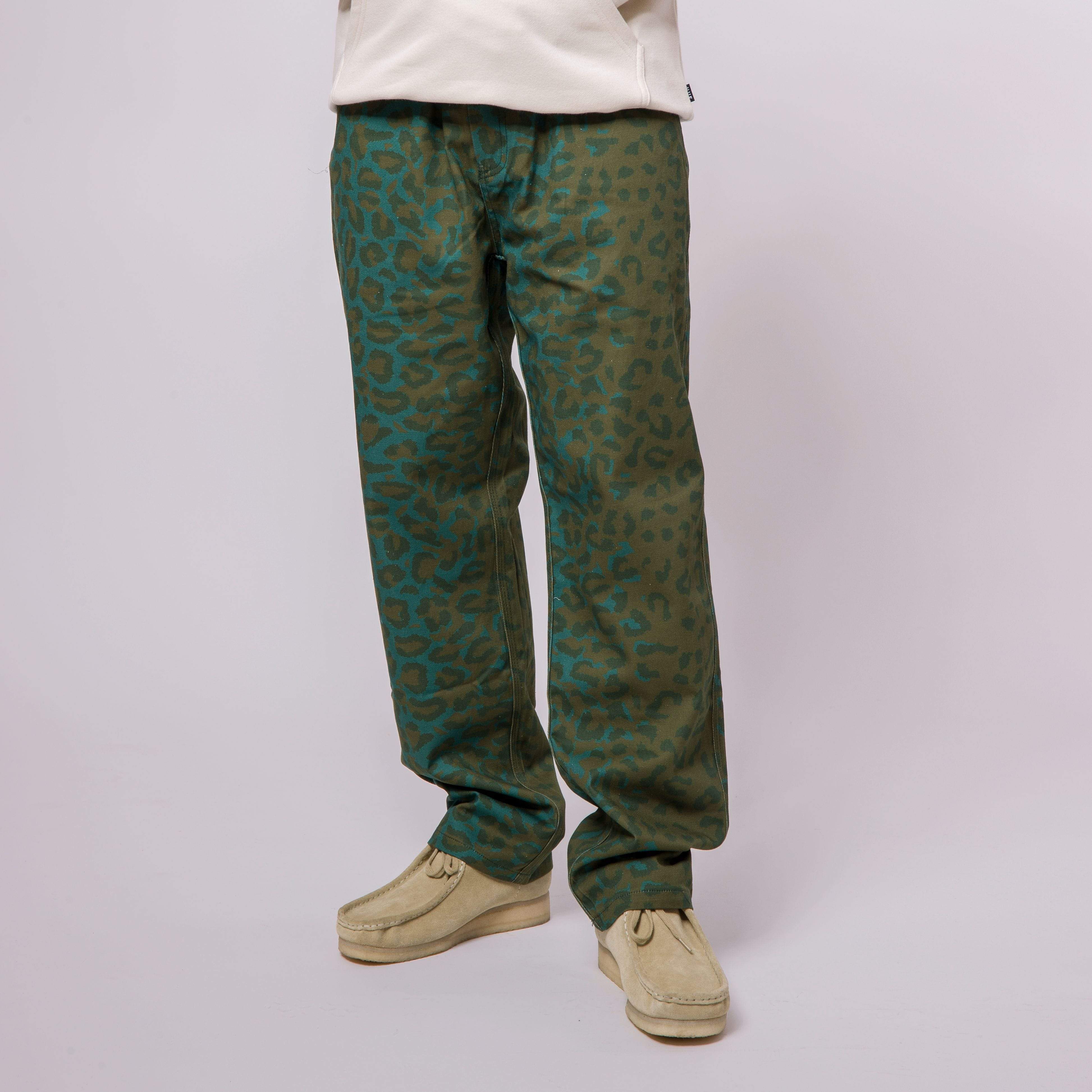 Huf | pantaloni Printed Runyon Easy Pant Leopard Camo | UNISEX