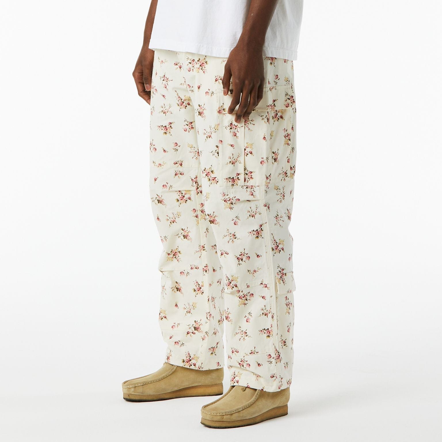 huf pantaloni UTILITY FLORAL CARGO PANT