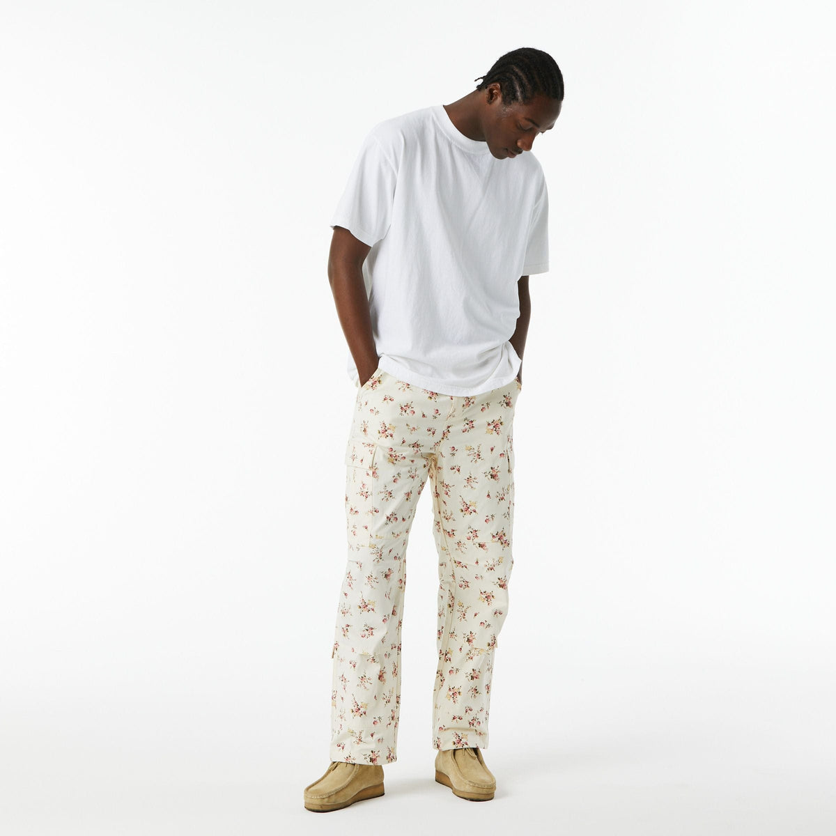 huf pantaloni UTILITY FLORAL CARGO PANT