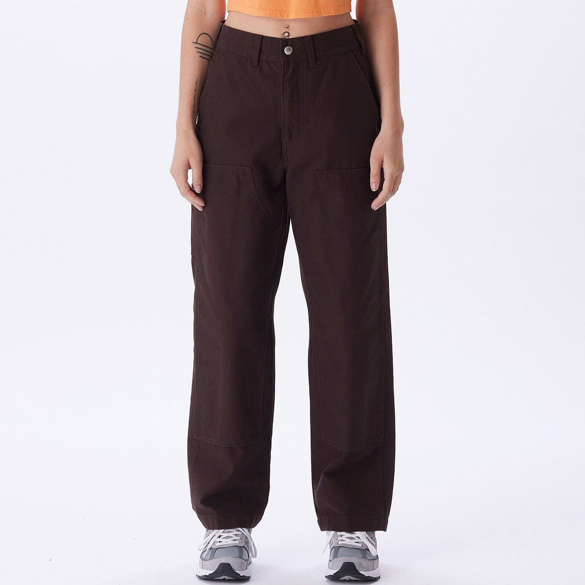 obey pantaloni BIG TIMER TWILL DOUBLE KNEE CARPENTER PANT