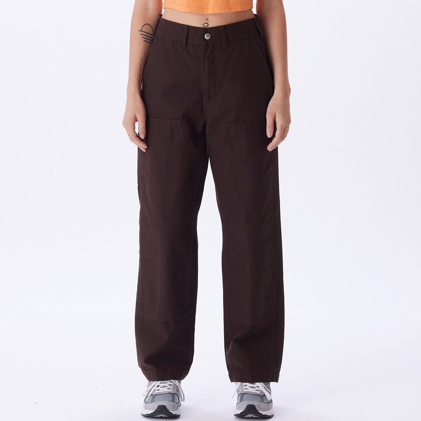 obey pantaloni BIG TIMER TWILL DOUBLE KNEE CARPENTER PANT