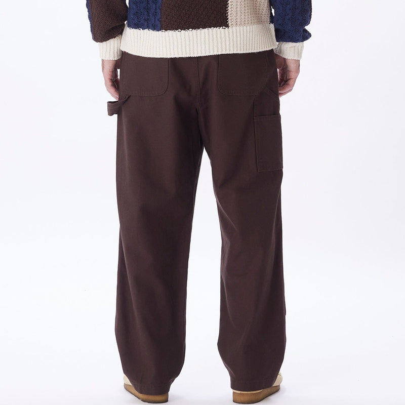 obey pantaloni BIG TIMER TWILL DOUBLE KNEE CARPENTER PANT