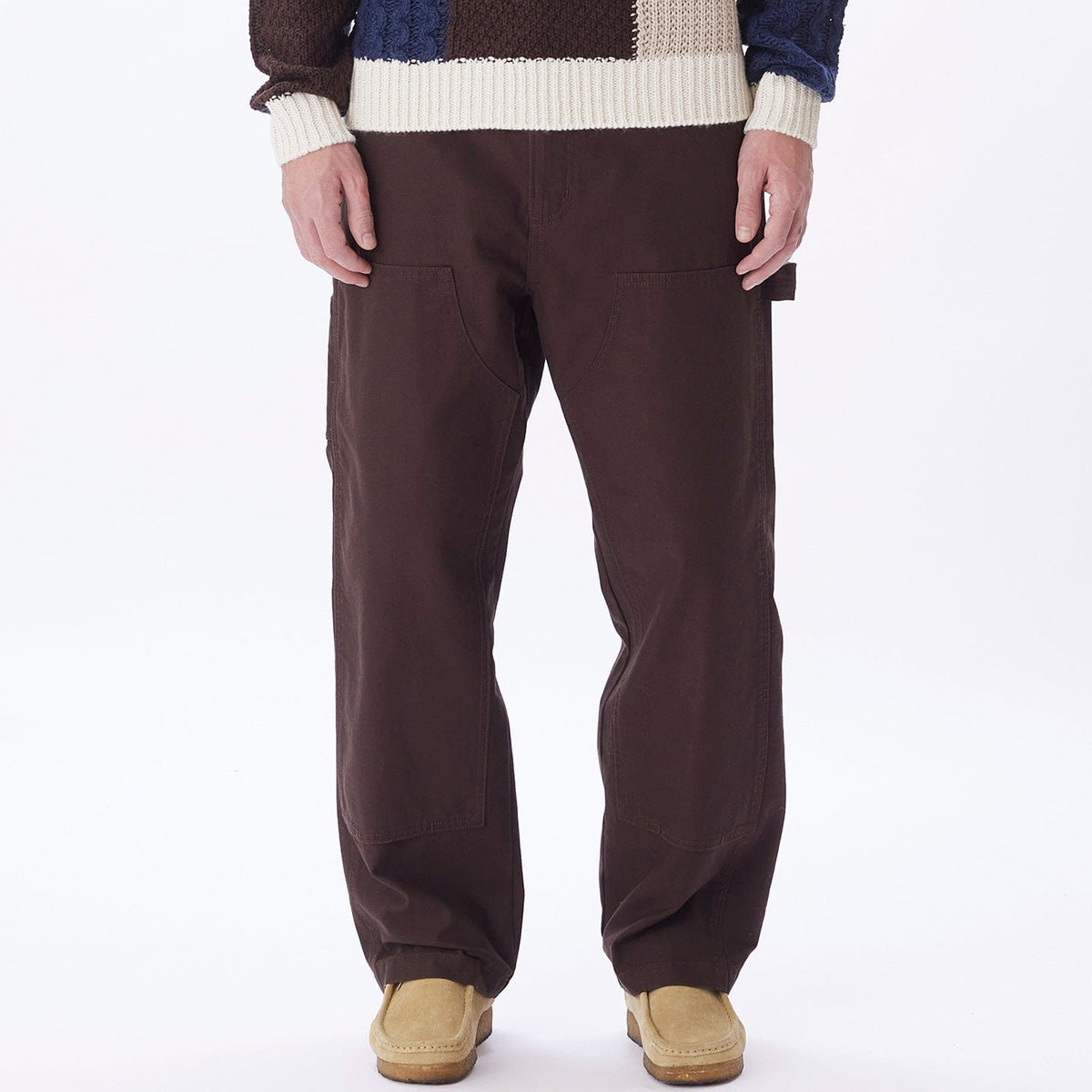 obey pantaloni BIG TIMER TWILL DOUBLE KNEE CARPENTER PANT