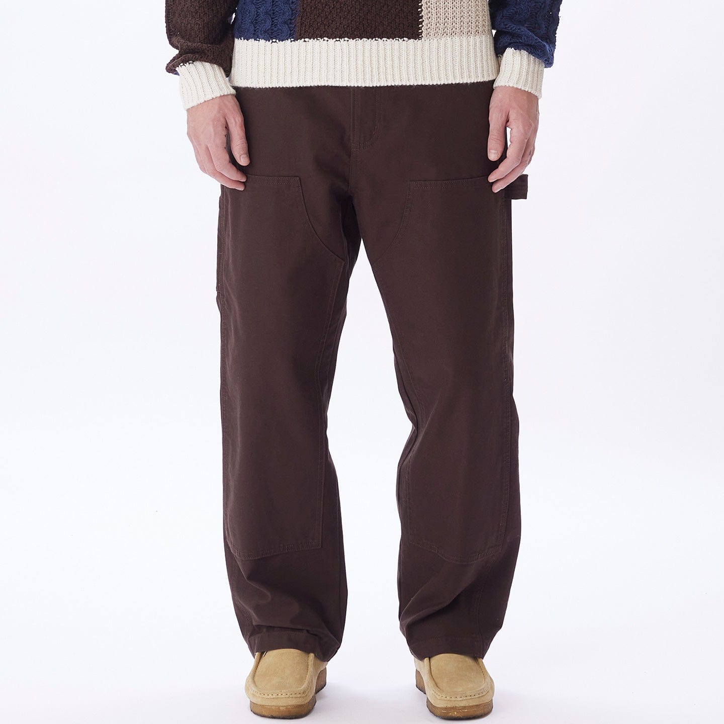 obey pantaloni BIG TIMER TWILL DOUBLE KNEE CARPENTER PANT