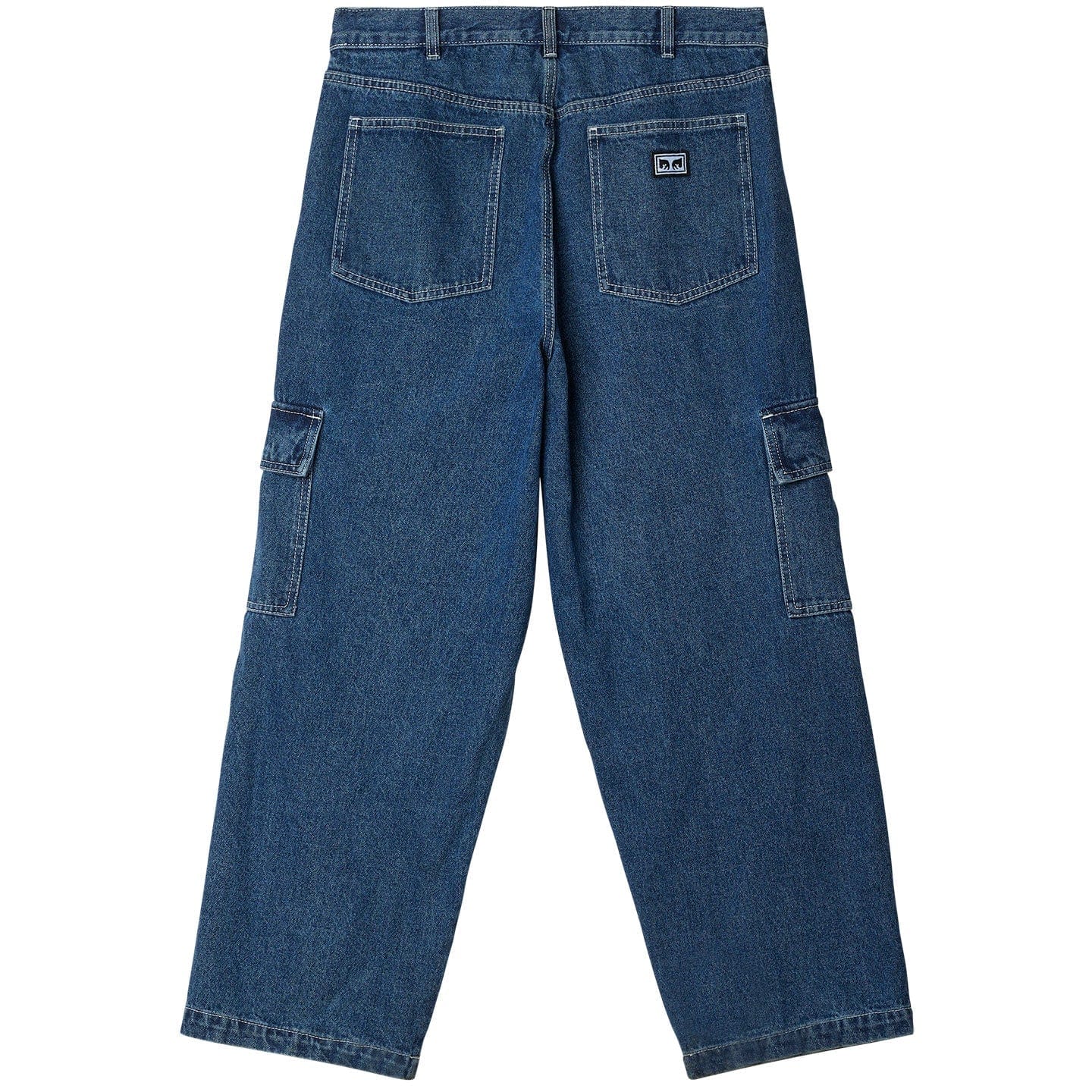 obey pantaloni BIG WIG CARGO DENIM PANT