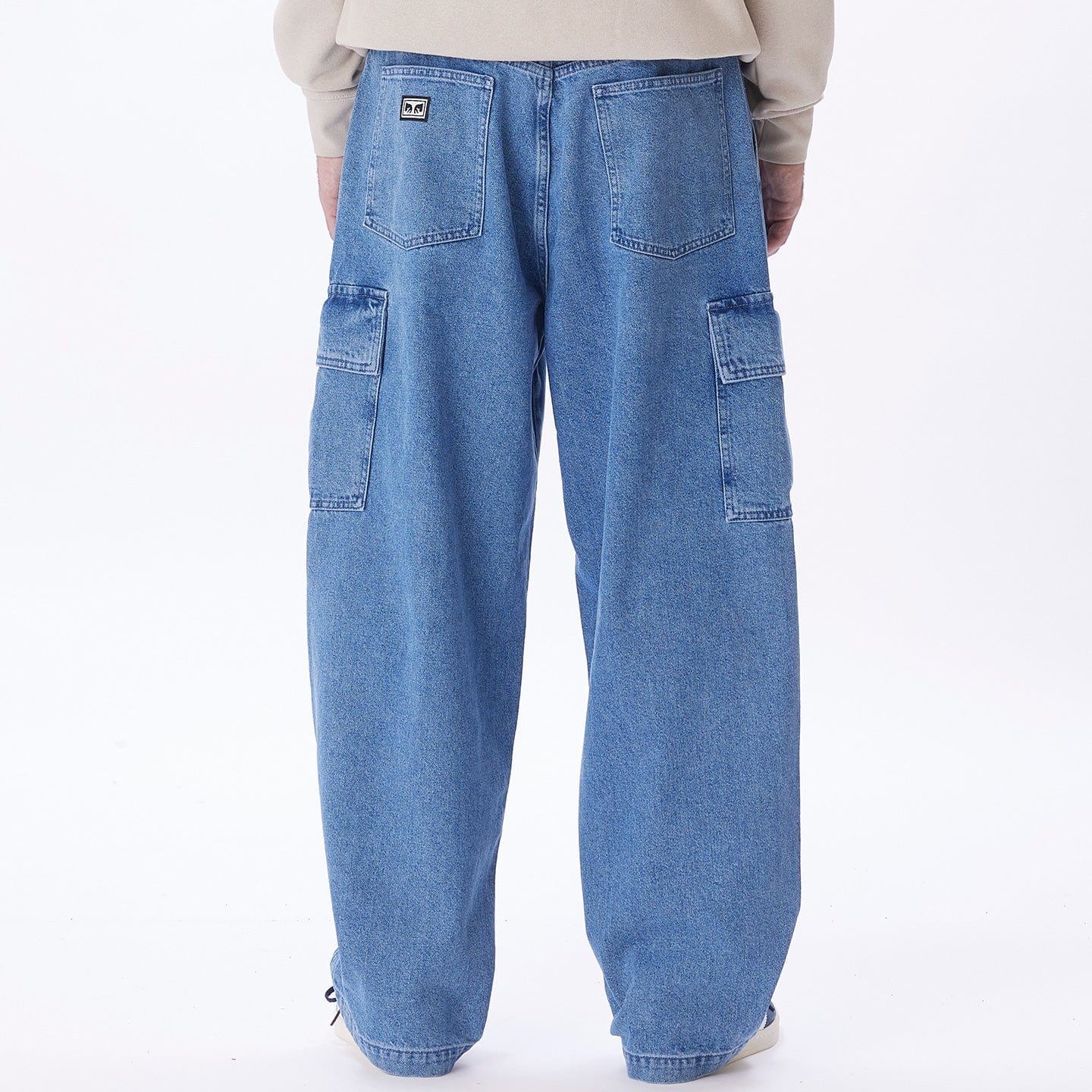 obey pantaloni BIG WIG CARGO DENIM PANT