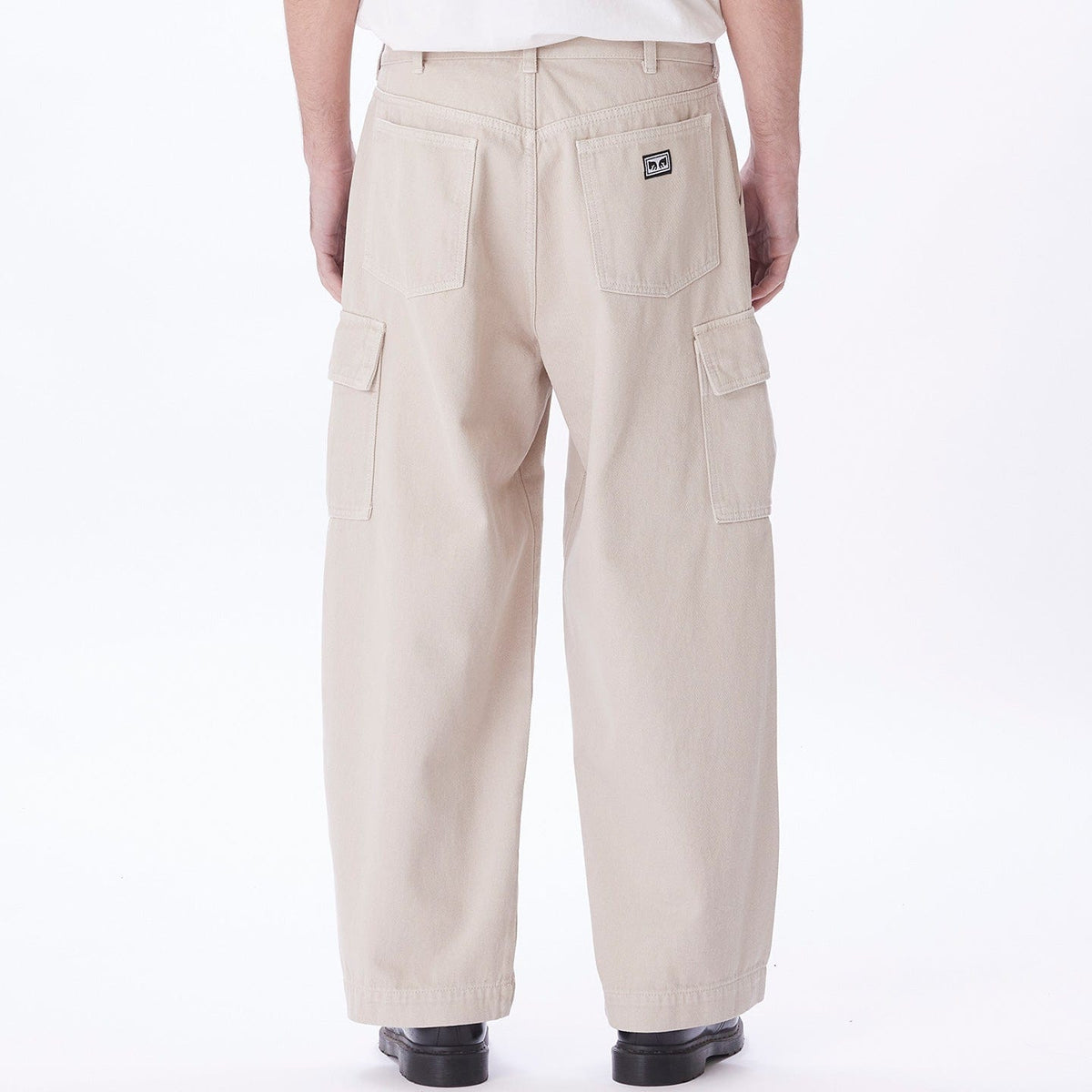 obey pantaloni BIG WIG CARGO DENIM PANT