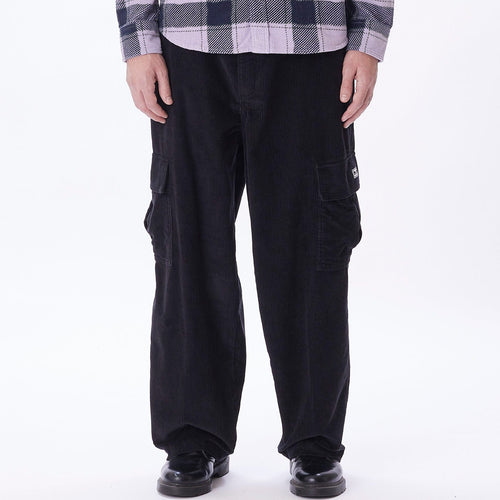 pantaloni obey BIGWIG BAGGY CORDUROY CARGO PANT