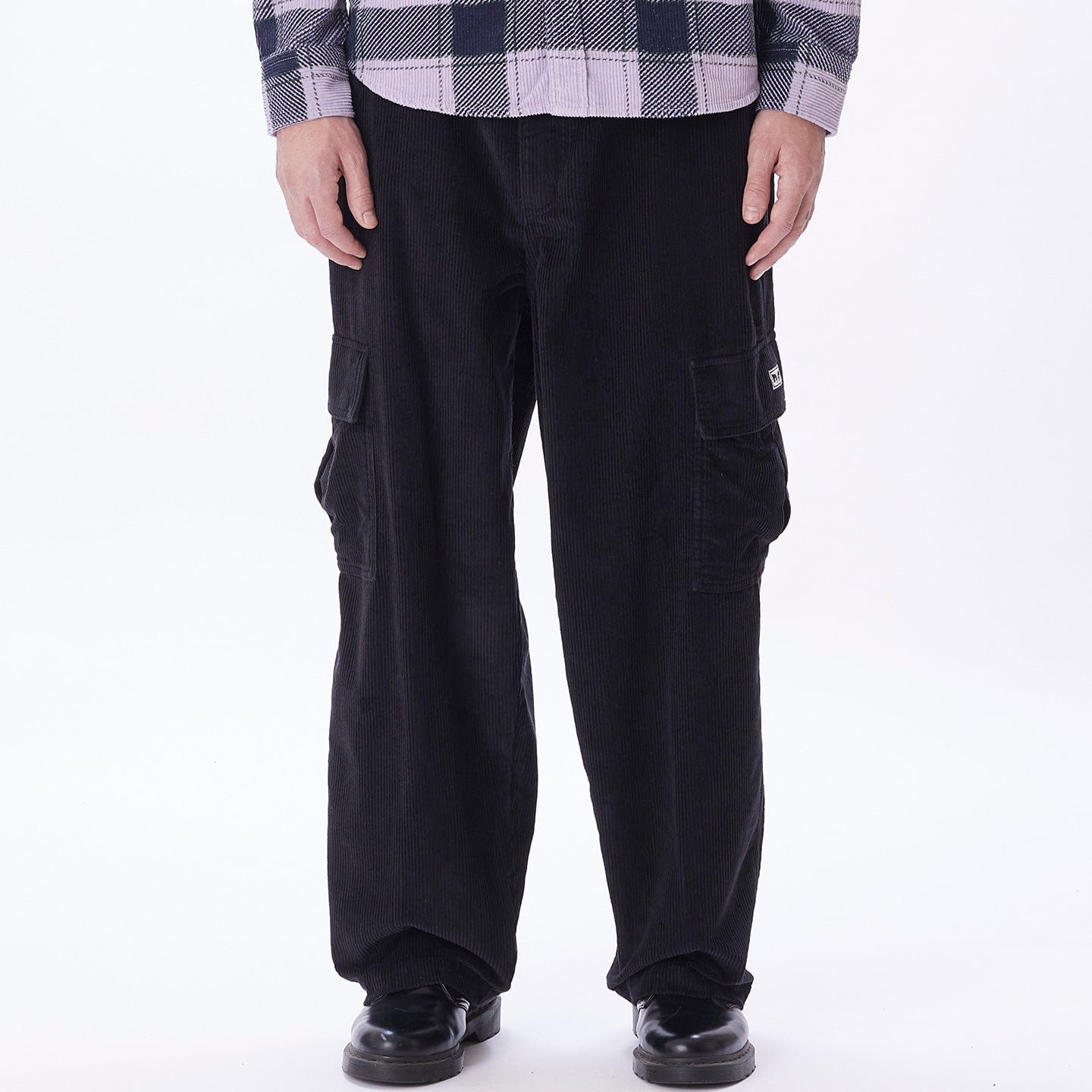 obey pantaloni BIGWIG BAGGY CORDUROY CARGO PANT