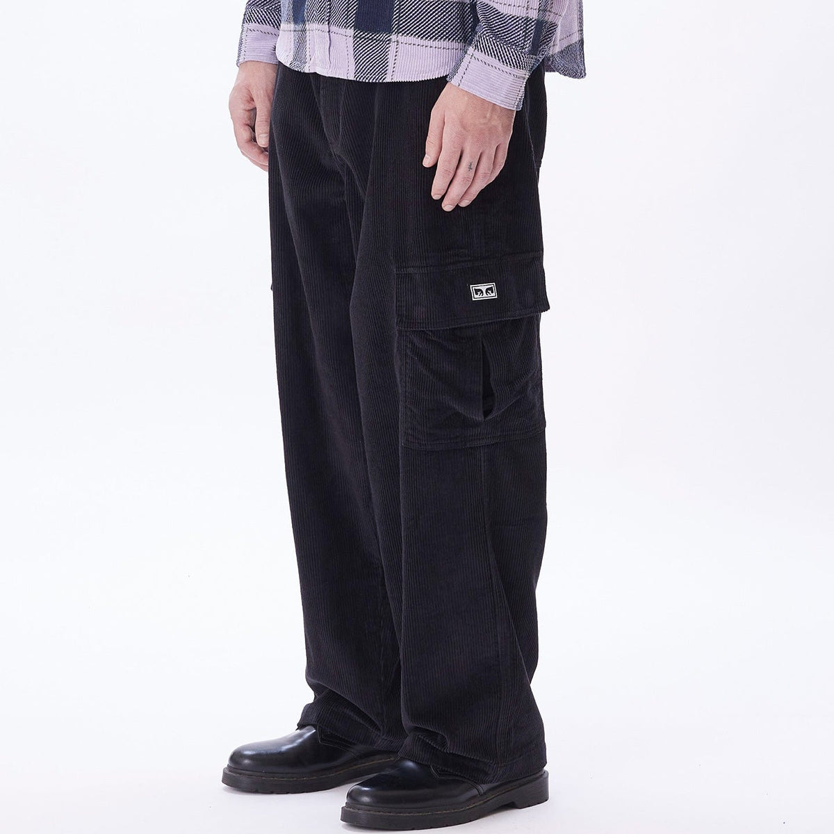 obey pantaloni BIGWIG BAGGY CORDUROY CARGO PANT