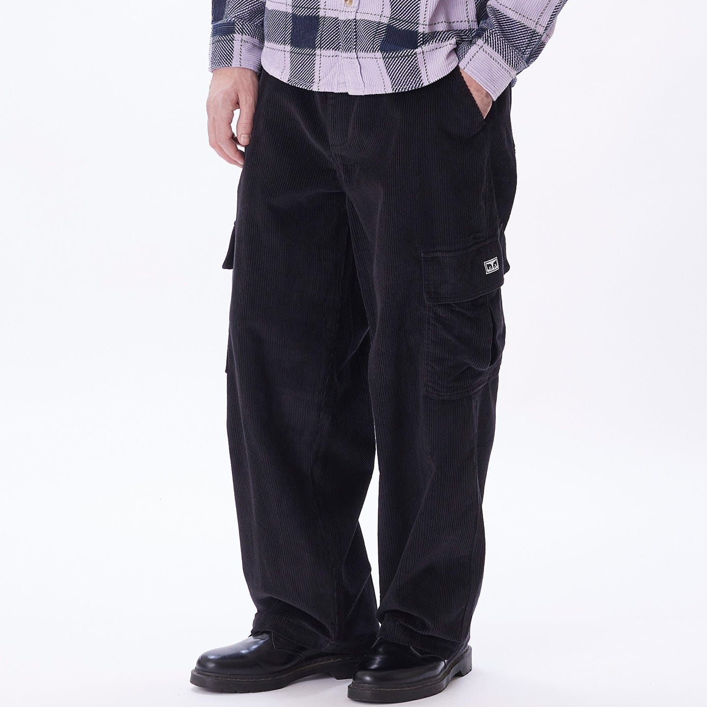 obey pantaloni BIGWIG BAGGY CORDUROY CARGO PANT