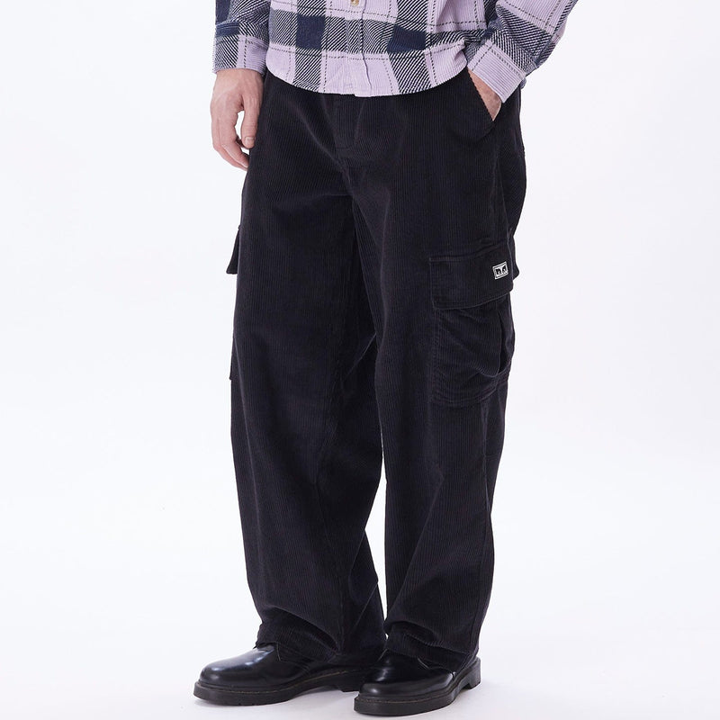 obey pantaloni BIGWIG BAGGY CORDUROY CARGO PANT