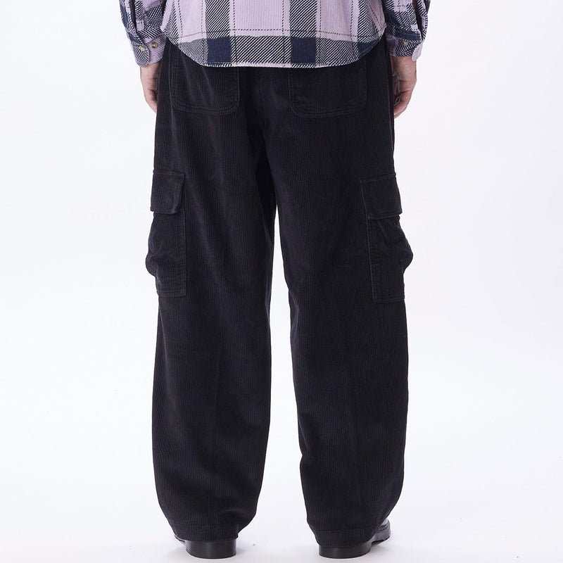 obey pantaloni BIGWIG BAGGY CORDUROY CARGO PANT