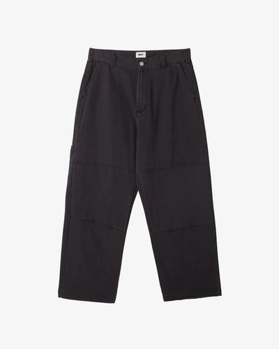 pantaloni obey BIGWIG DOUBLE KNEE WORKER DENIM