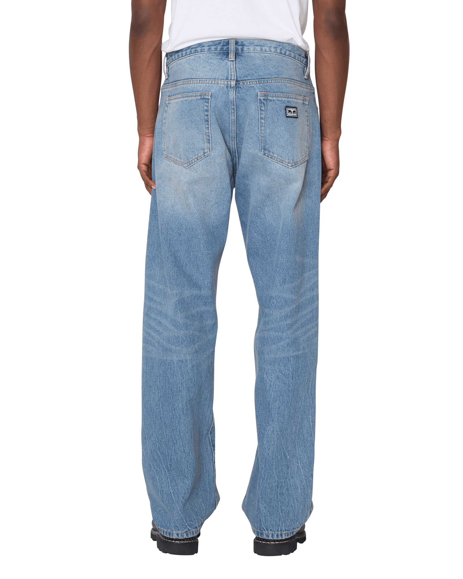 obey pantaloni Boxcar Straight Leg Denim