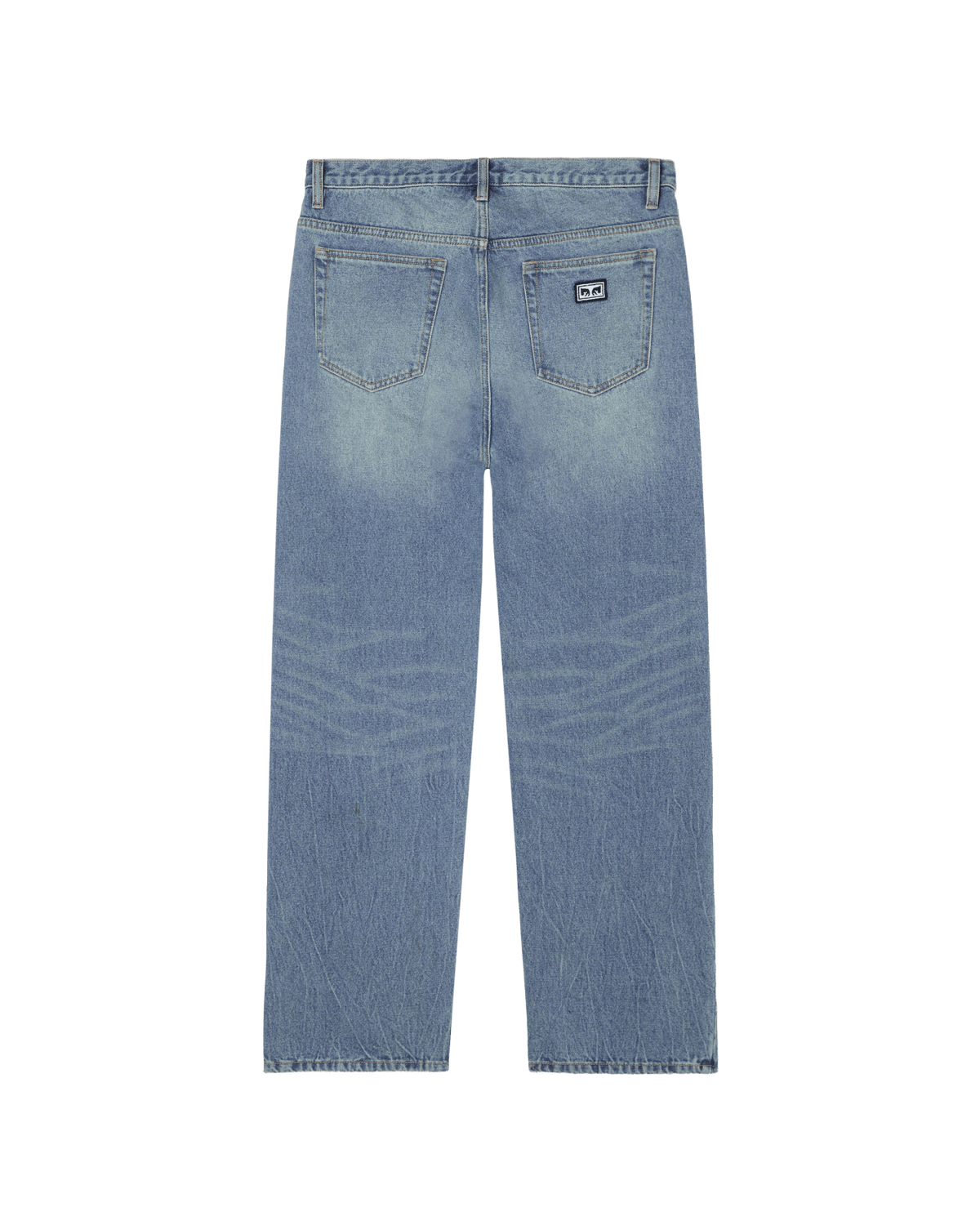 obey pantaloni Boxcar Straight Leg Denim