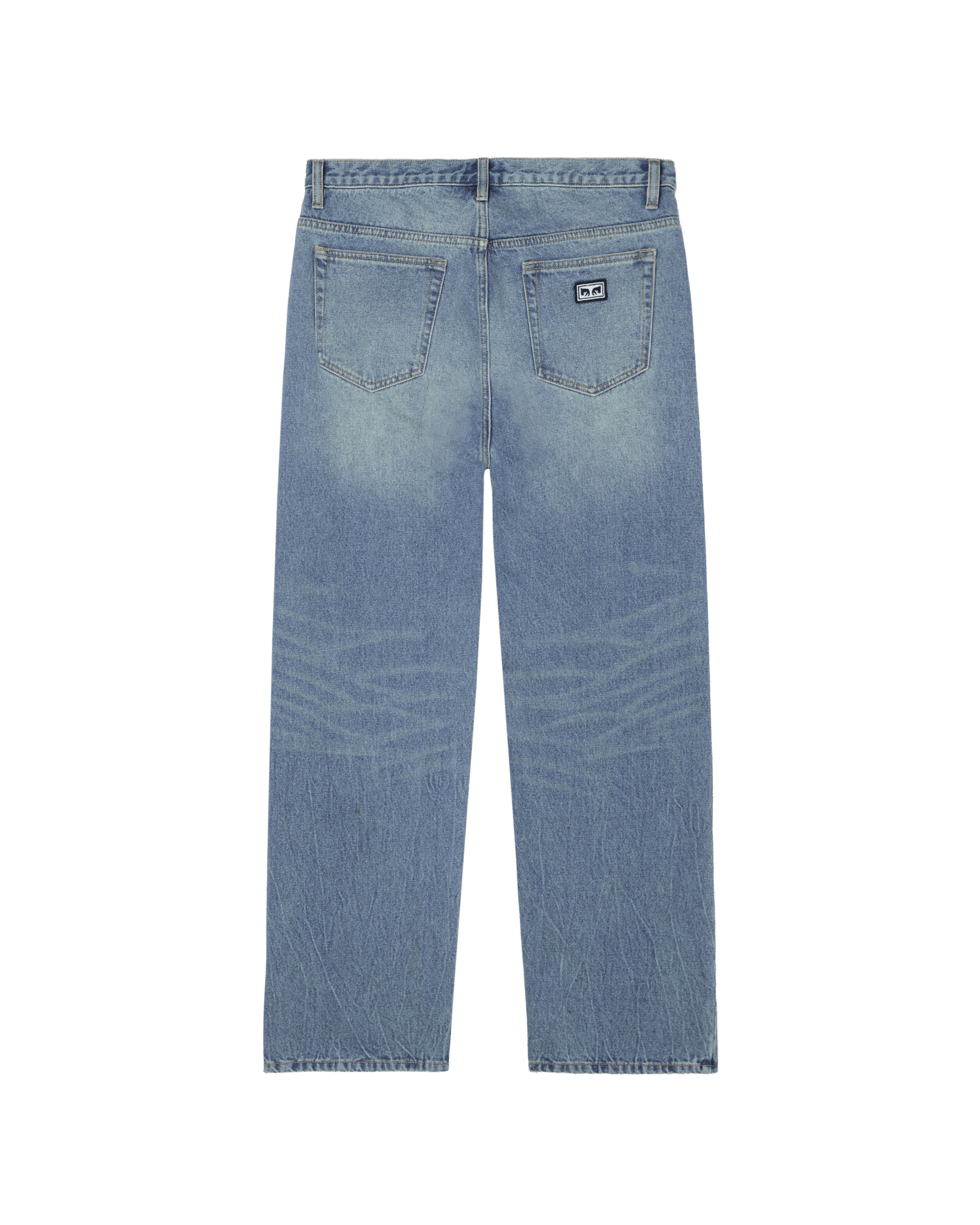 obey pantaloni Boxcar Straight Leg Denim