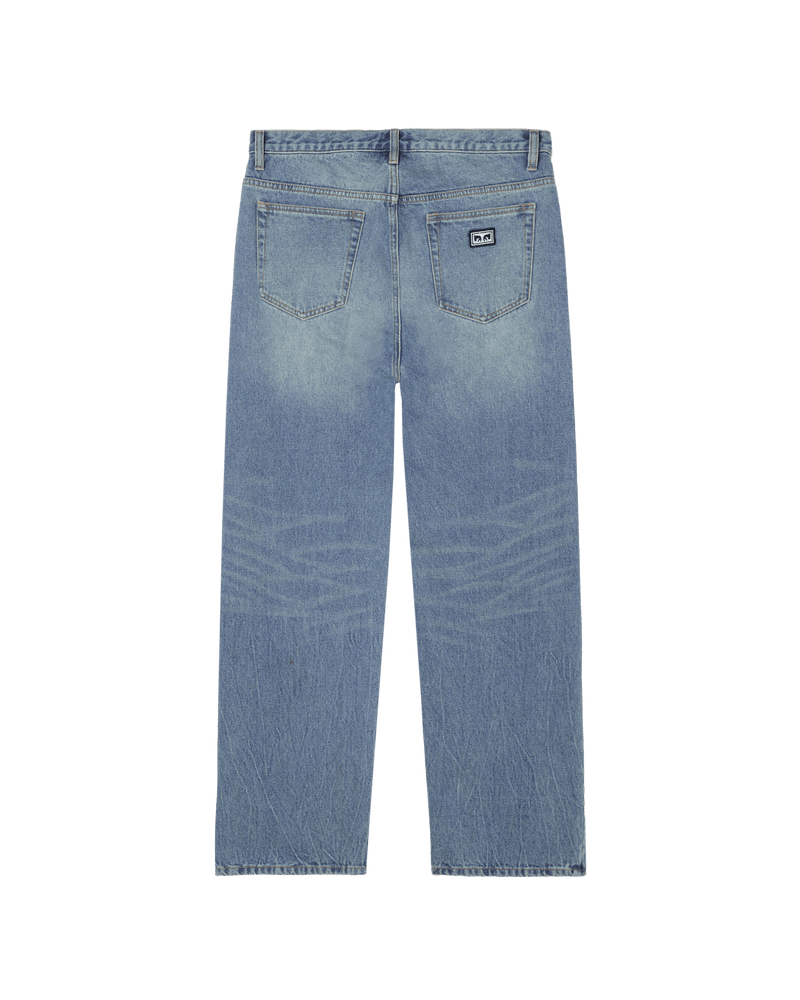 obey pantaloni Boxcar Straight Leg Denim