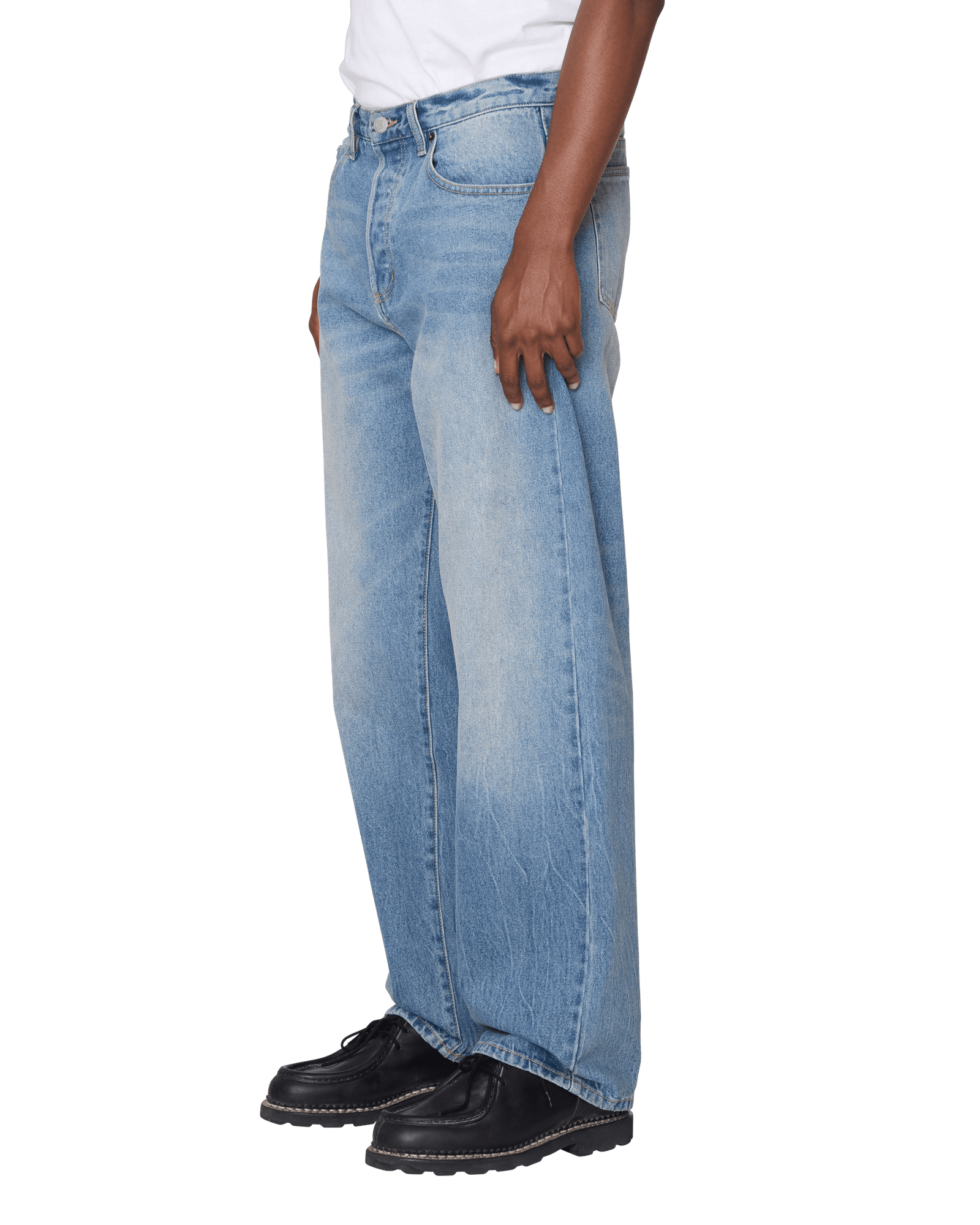 obey pantaloni Boxcar Straight Leg Denim