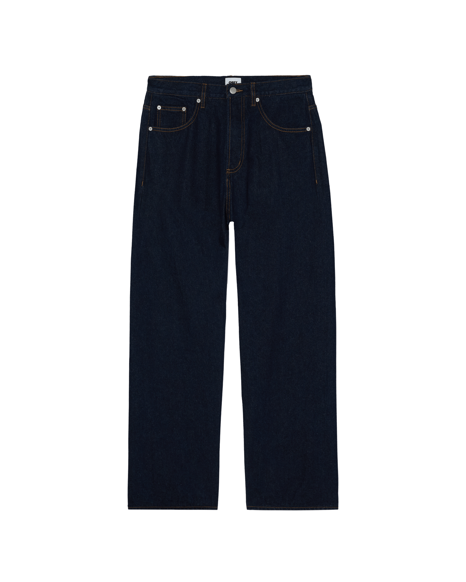 obey pantaloni Boxcar Straight Leg Denim