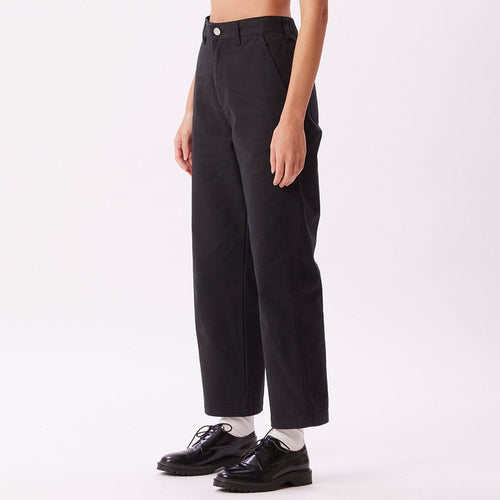 pantaloni obey BRIGHTON CARPENTER PANT - BLACK