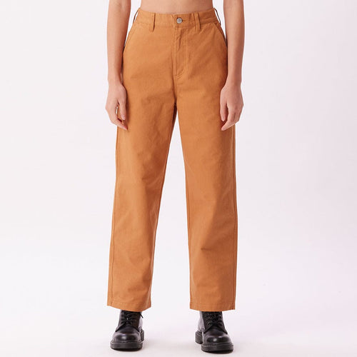 pantaloni obey BRIGHTON CARPENTER PANT - BROWN SUGAR