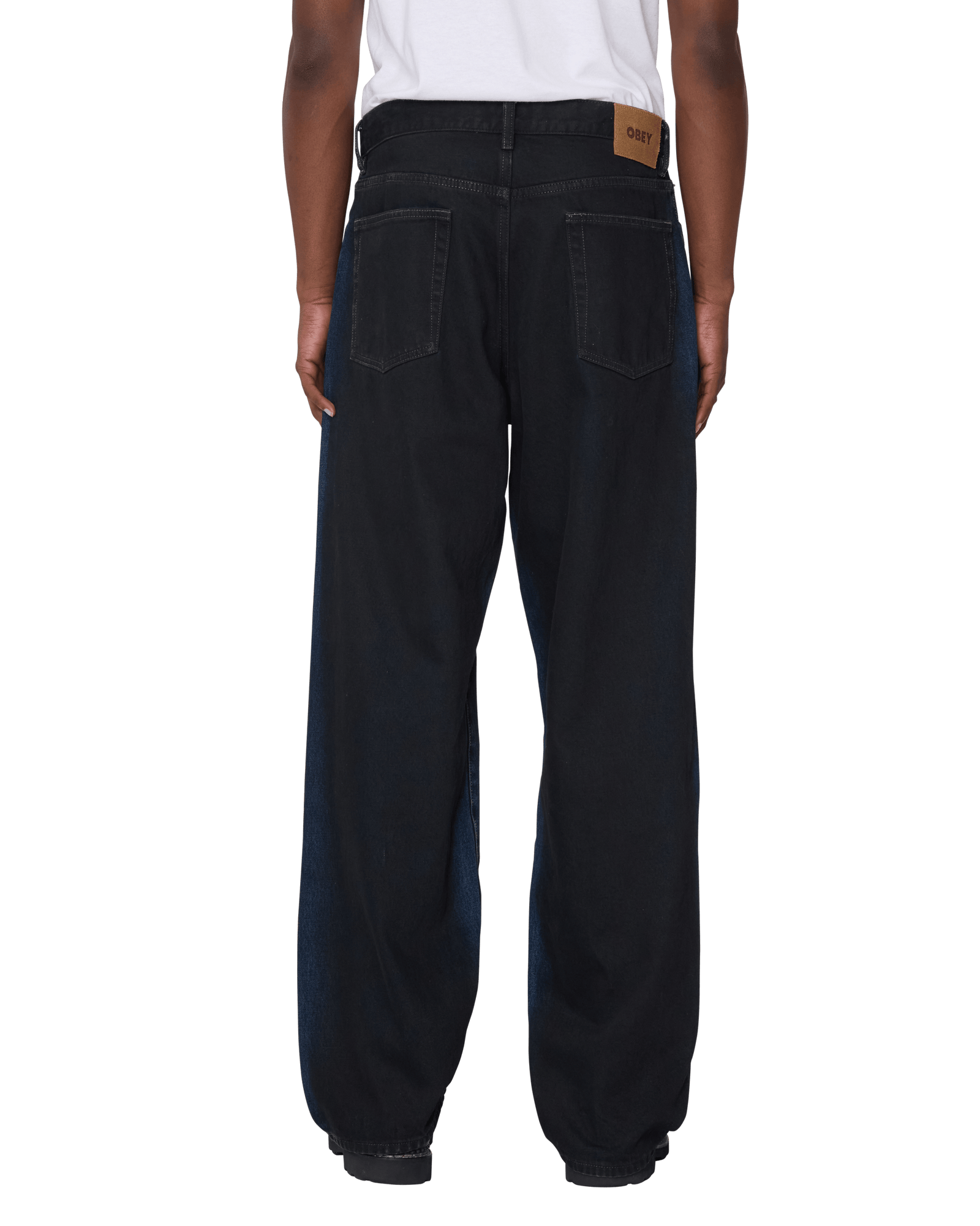 obey pantaloni Classic Baggy Spray Denim