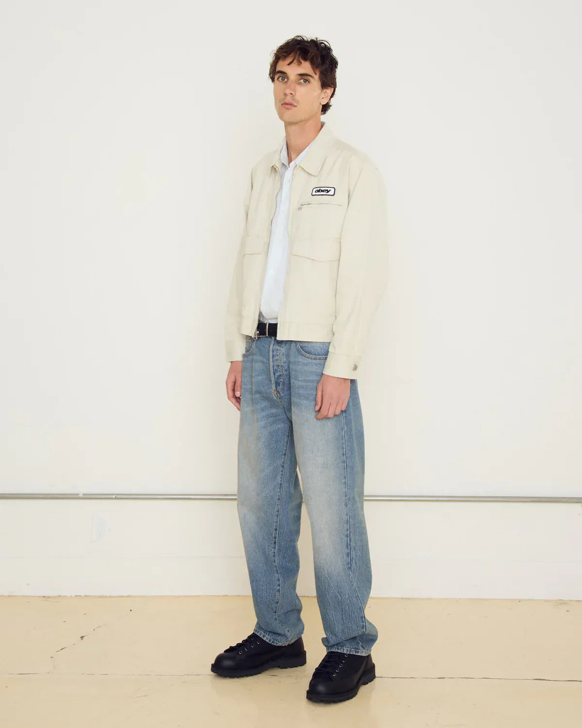 obey pantaloni Classic Baggy Vintage Denim