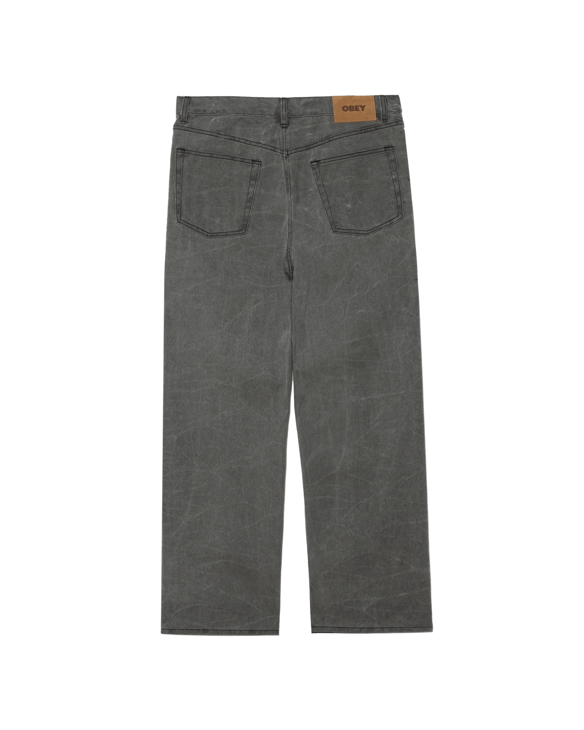 obey pantaloni Classic Wrinkle Baggy Denim