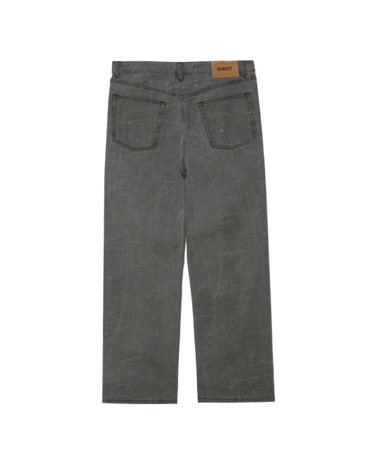 obey Classic Wrinkle Baggy Denim foto 2