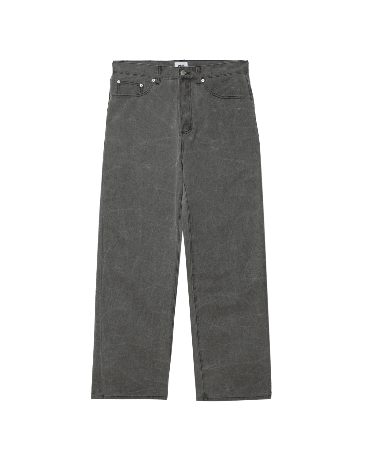 obey pantaloni Classic Wrinkle Baggy Denim