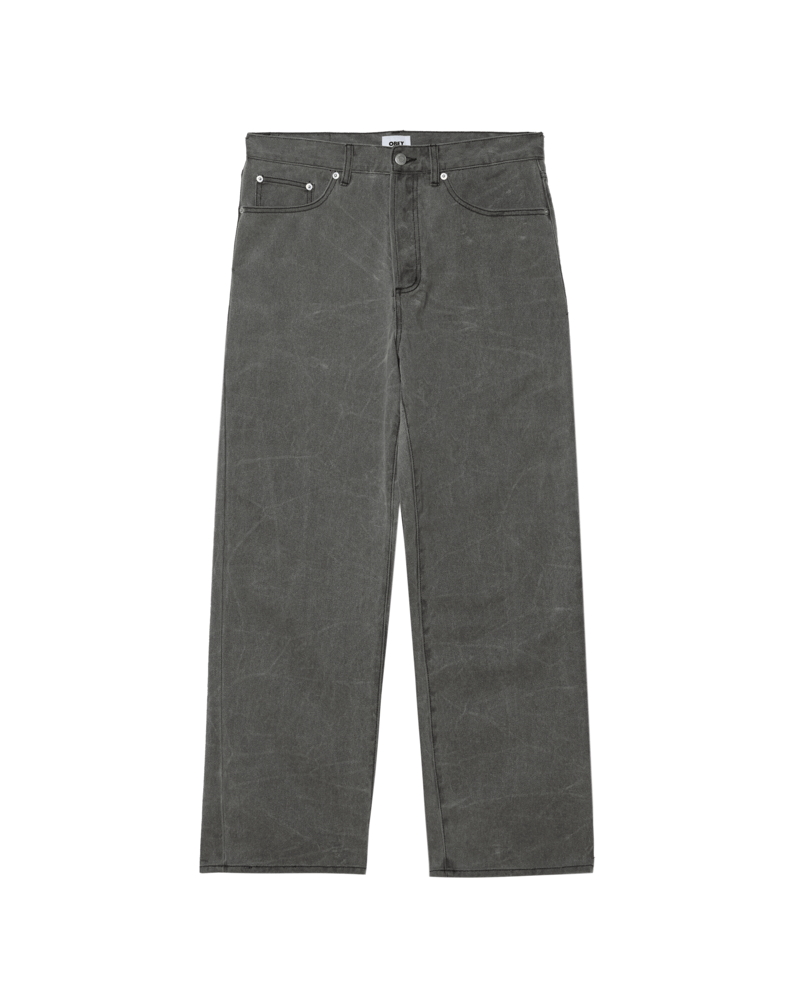 obey pantaloni Classic Wrinkle Baggy Denim