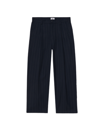 pantaloni obey DEAN STRIPE PLEATED PANT