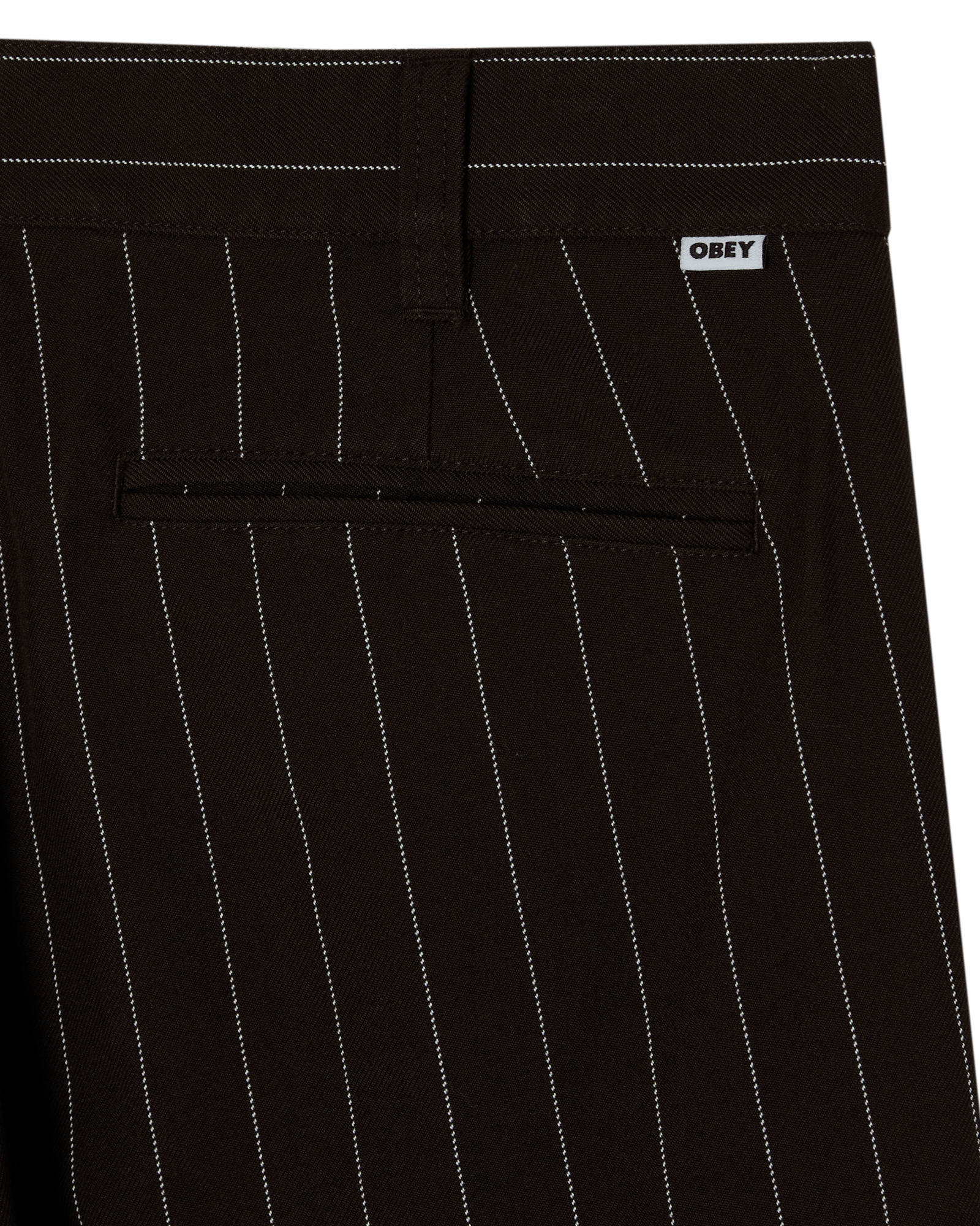 obey pantaloni Dean Stripe Pleated Pant