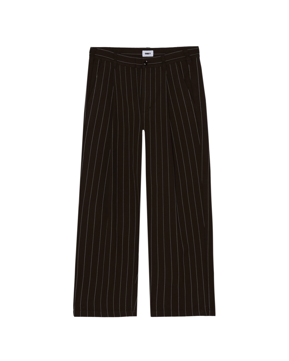 obey pantaloni Dean Stripe Pleated Pant