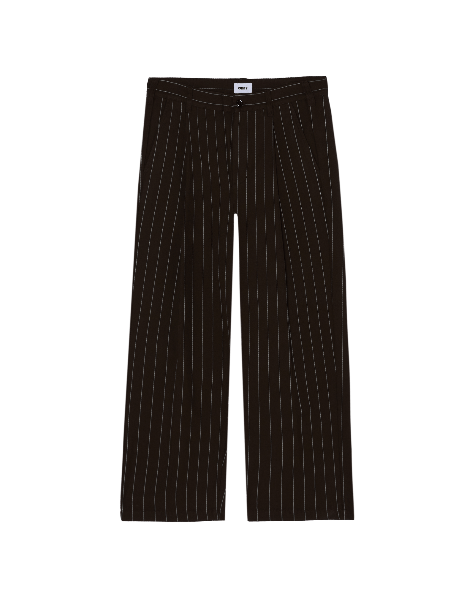 obey pantaloni Dean Stripe Pleated Pant