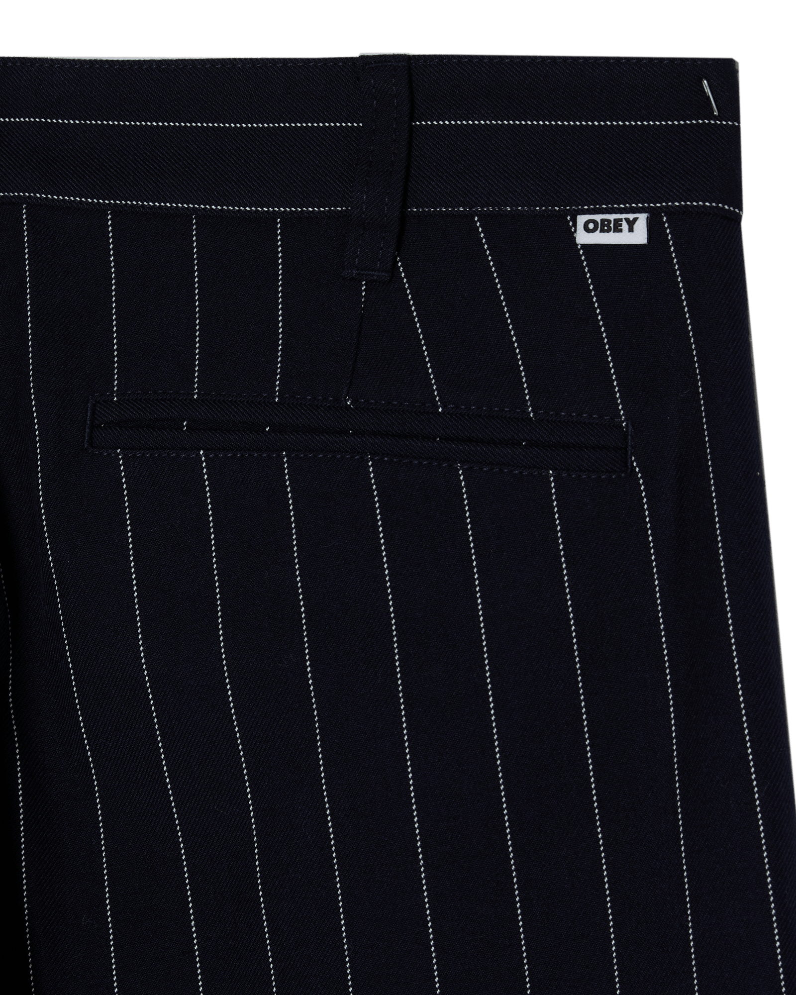 obey pantaloni Dean Stripe Pleated Pant