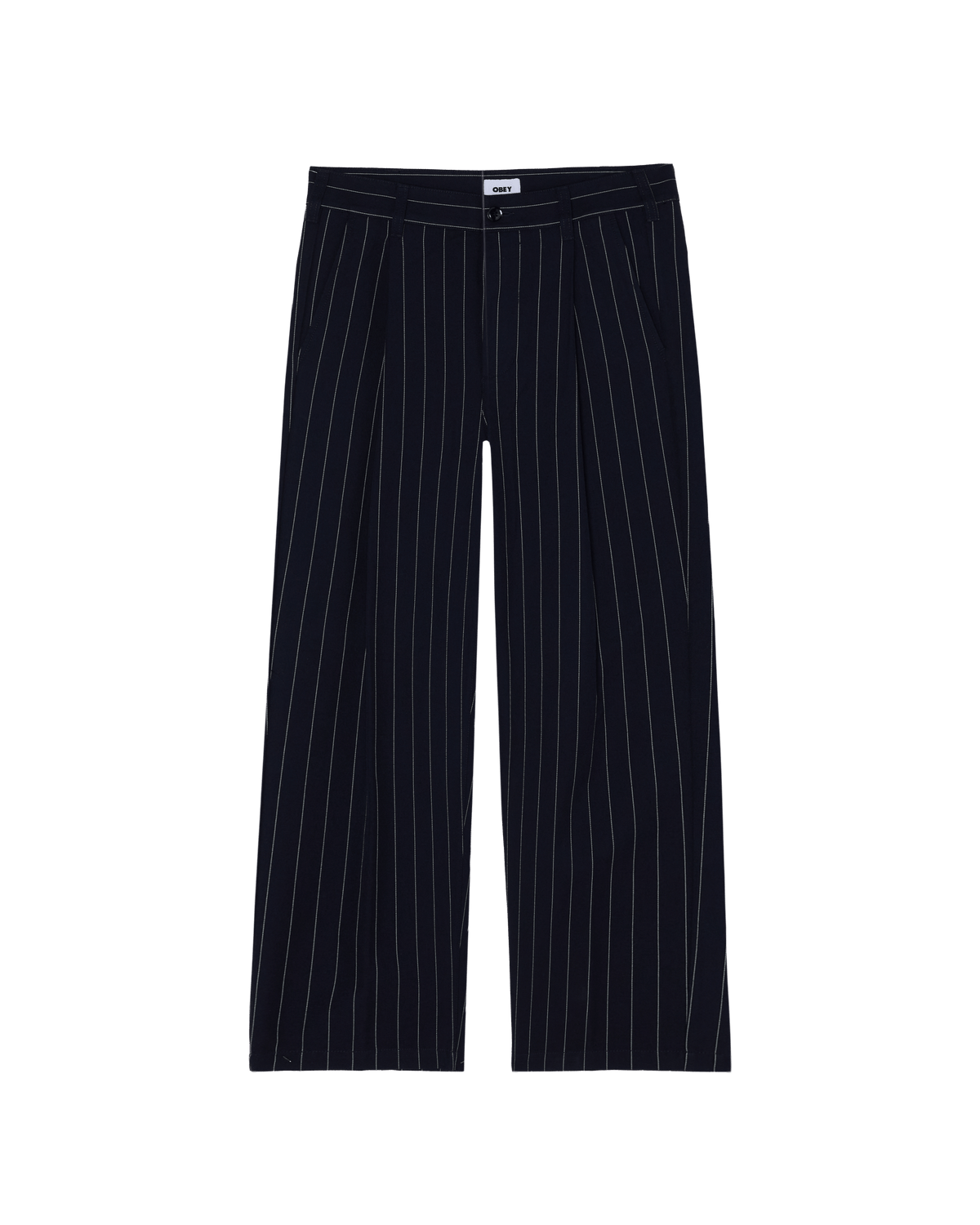 obey pantaloni Dean Stripe Pleated Pant