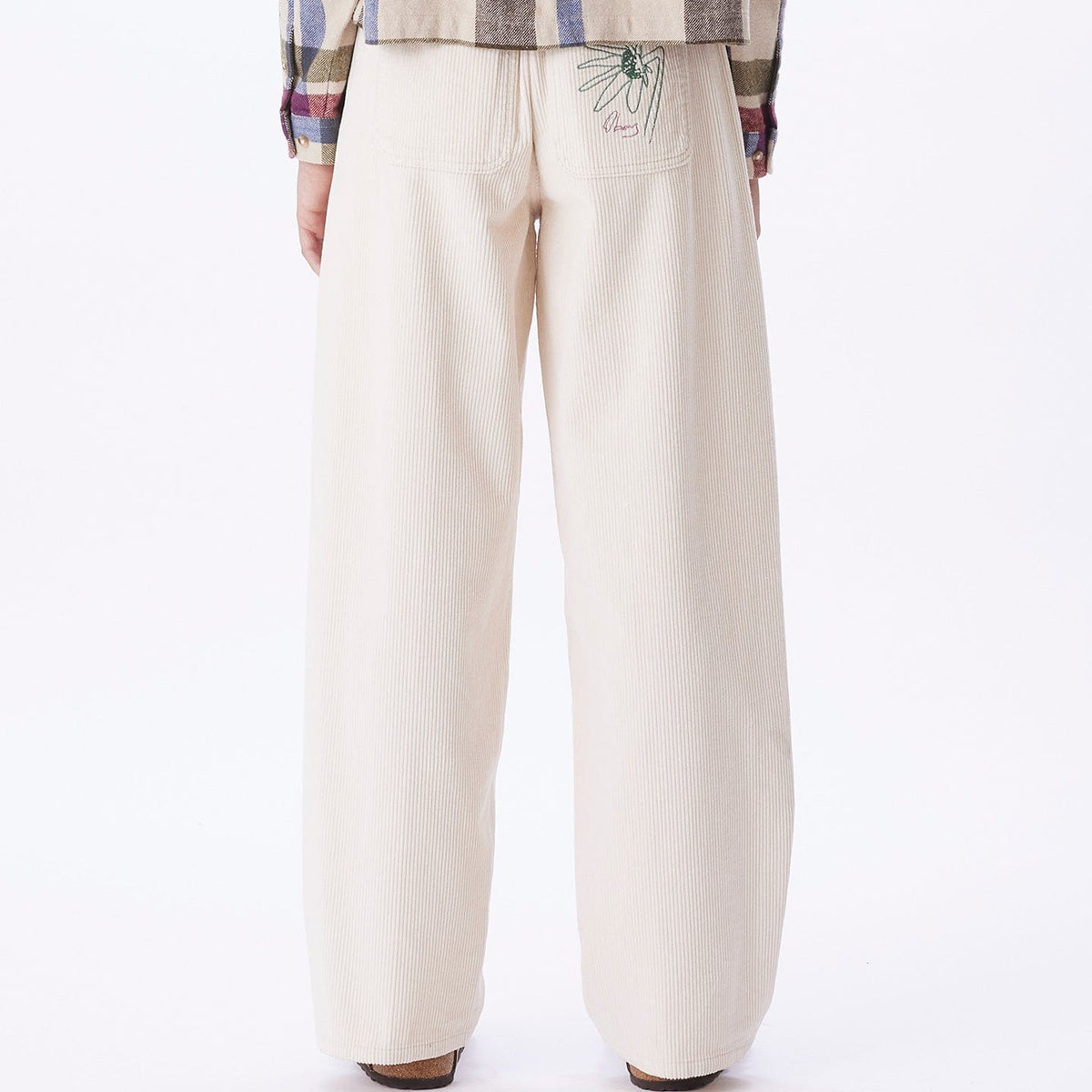 obey pantaloni DONNA BIG CORD PANT