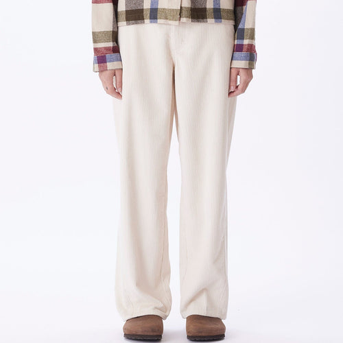 pantaloni obey DONNA BIG CORD PANT