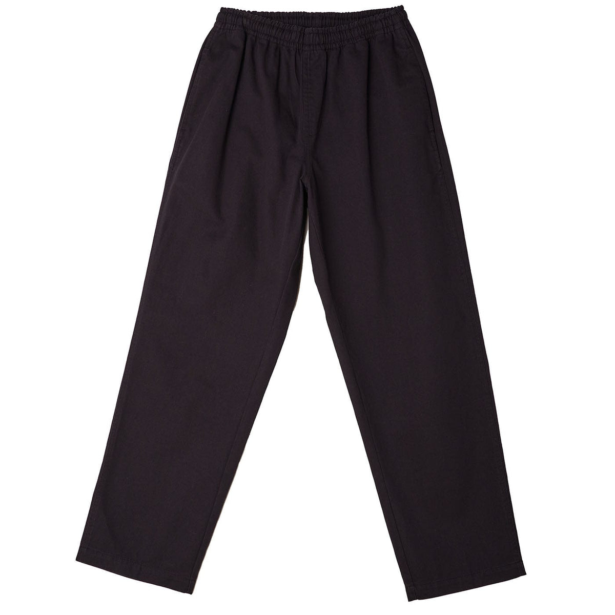 obey pantaloni EASY TWILL PANT - BLACK