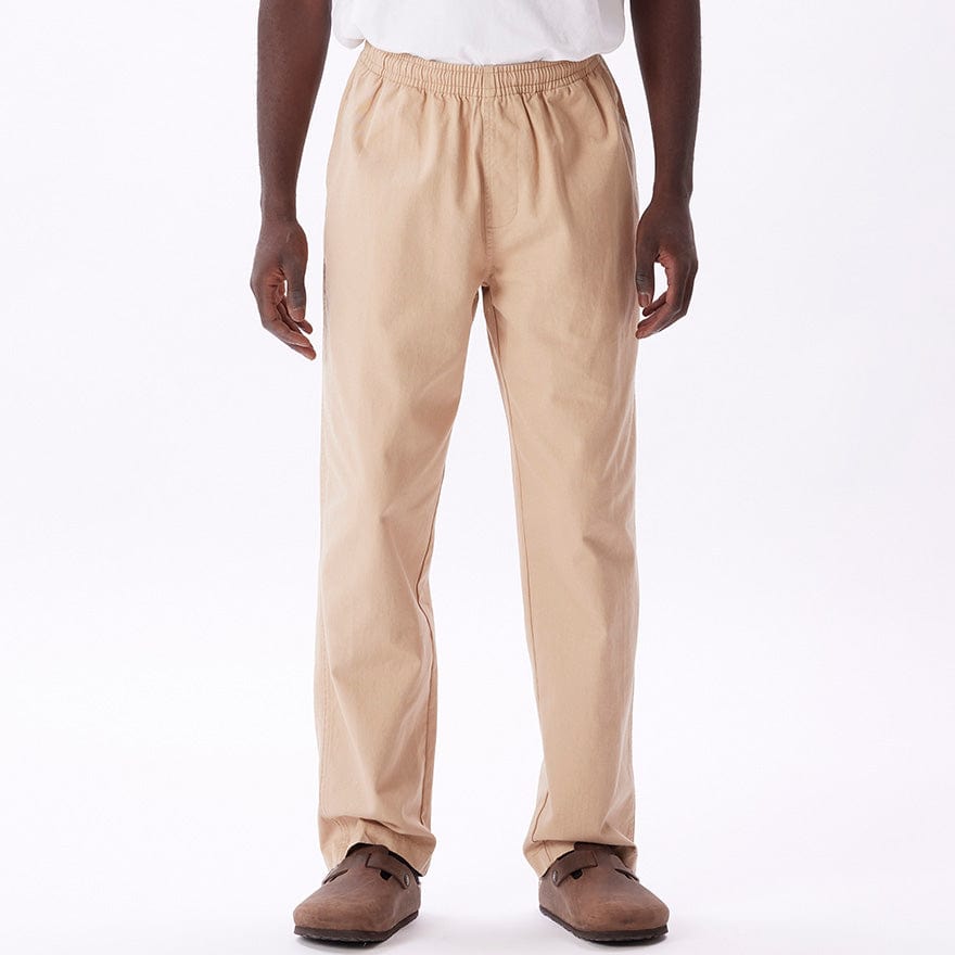 obey pantaloni EASY TWILL PANT - IRISH CREAM