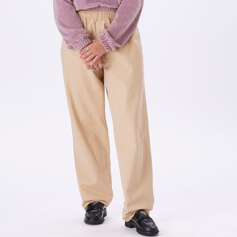 obey pantaloni EASY TWILL PANT - IRISH CREAM