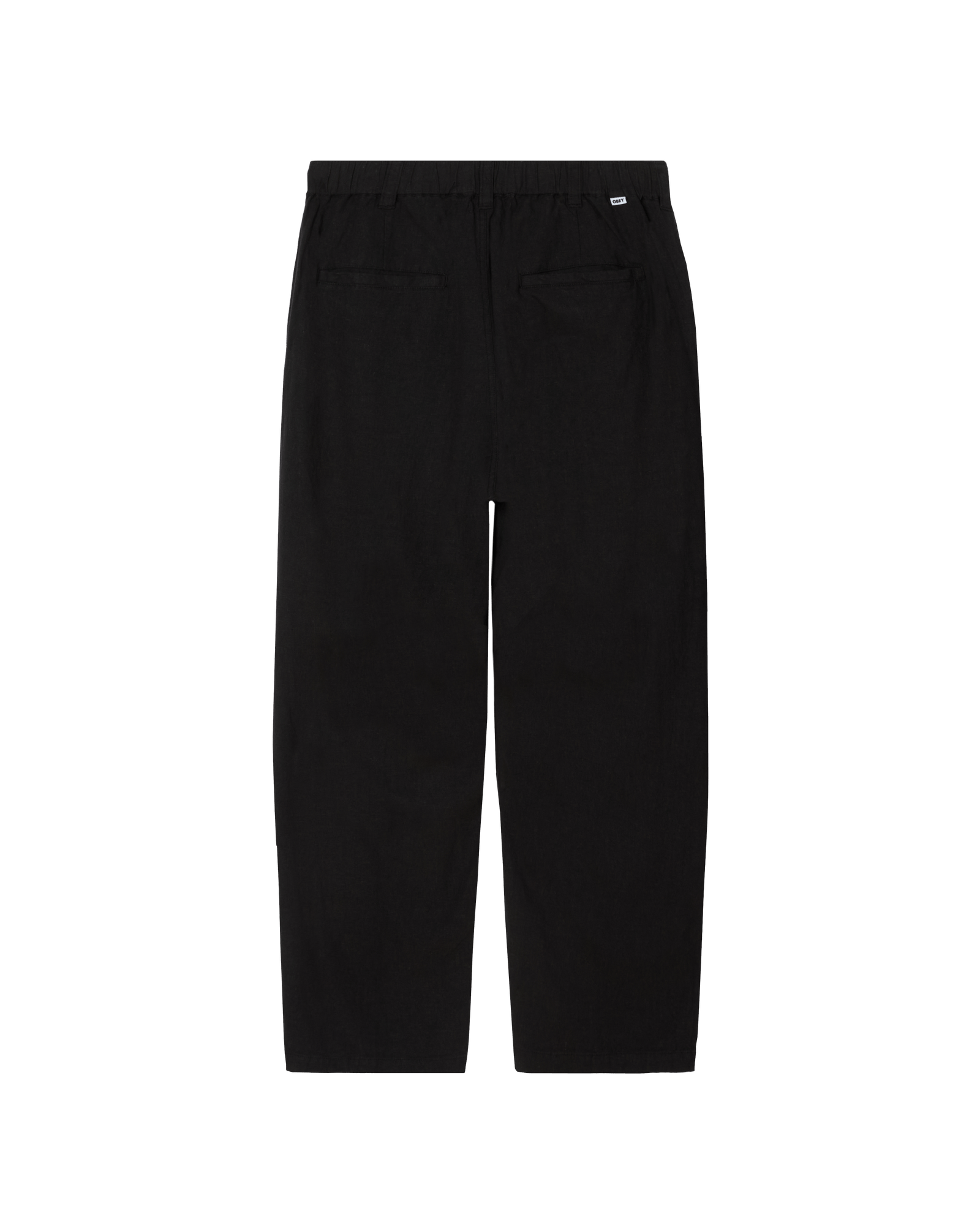 obey pantaloni Foster Pleated Linen Pant