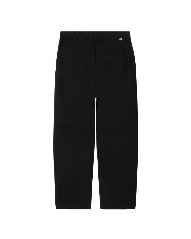 obey pantaloni Foster Pleated Linen Pant