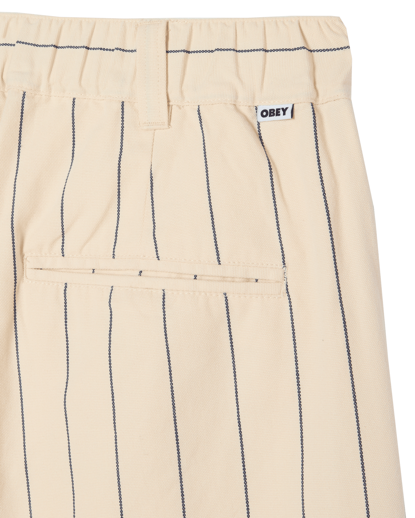 obey pantaloni Foster Pleated Stripe Pant