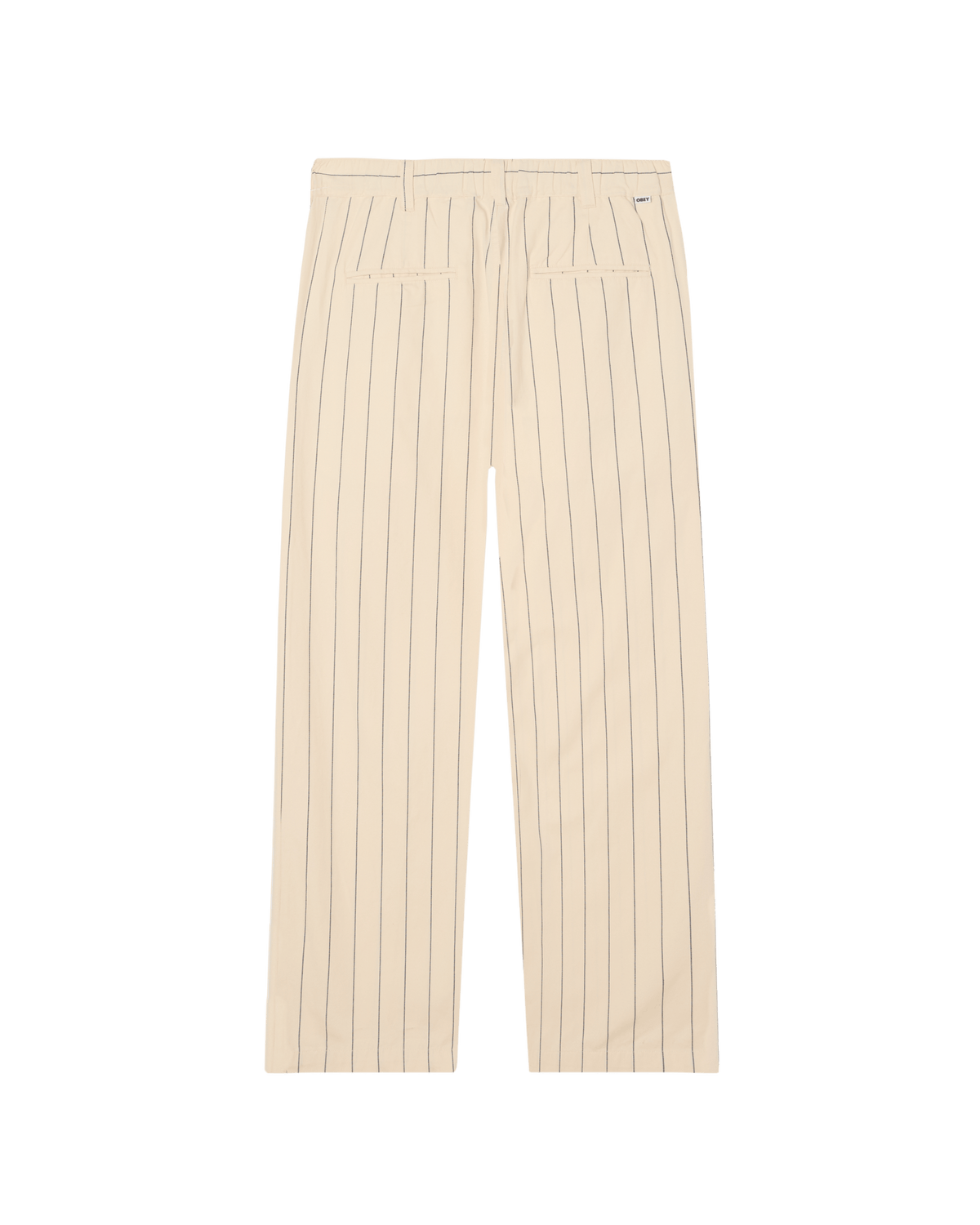 obey pantaloni Foster Pleated Stripe Pant